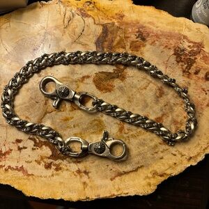 Chrome Hearts Silver Wallet Chain